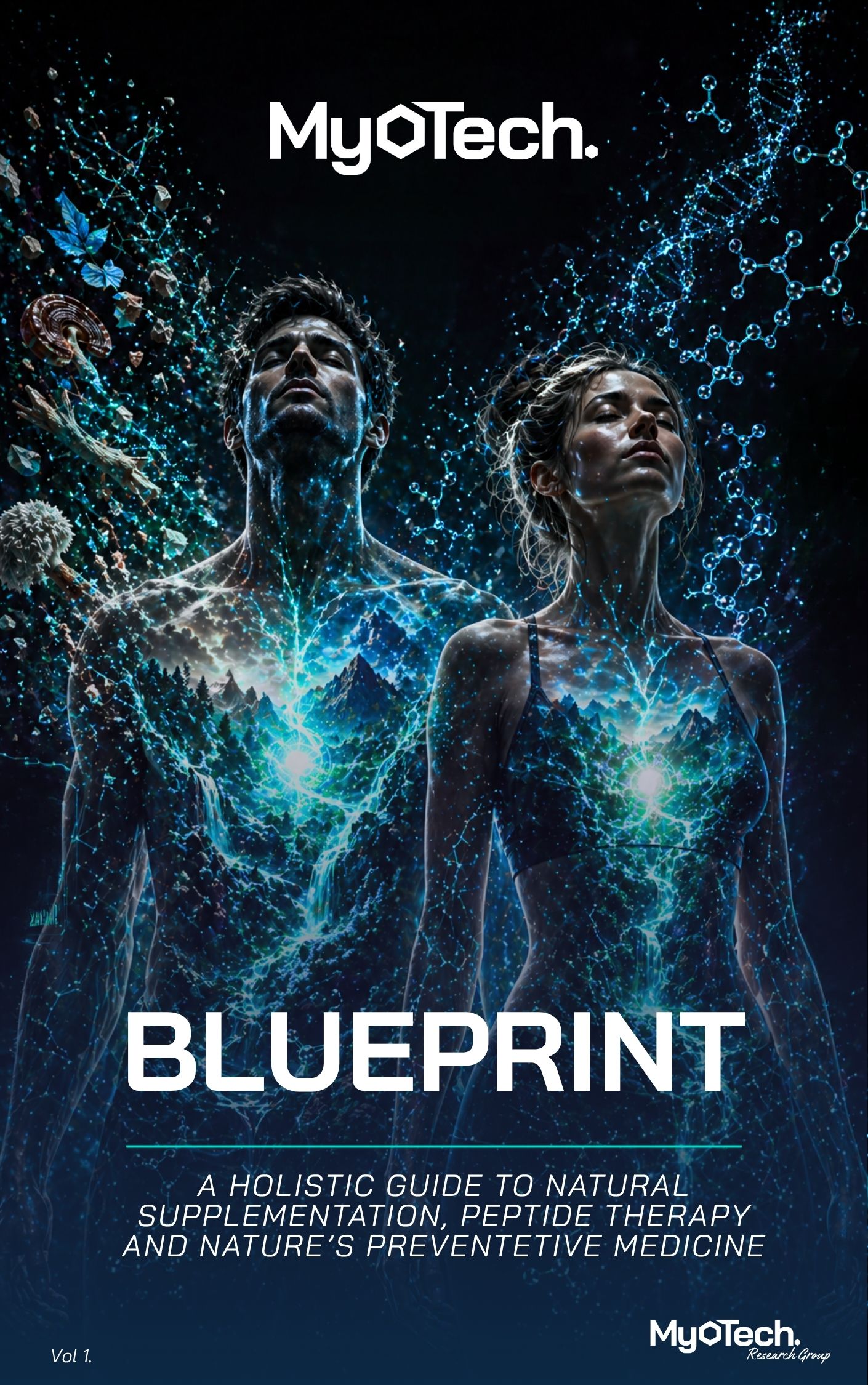 Front cover of The MYOTECH Blueprint natural health field guide